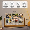 Gift Personalized Forever Siblings LED Wooden Photo Frame for Rakhi