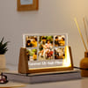 Buy Personalized Forever Siblings LED Wooden Photo Frame for Rakhi