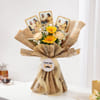 Shop Personalized Fridge Magnet And Yellow Gerberas Bouquet For Dad