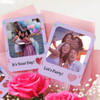 Buy Personalized Fridge Magnets Bouquet With Red Velvet Cake