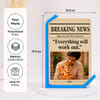 Gift Personalized Ganesha Newspaper Acrylic Photo Frame