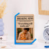 Personalized Ganesha Newspaper Acrylic Photo Frame Online