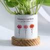 Gift Personalized Garden Planter with 3 Names