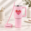 Buy Personalized Girl Power Steel Tumbler