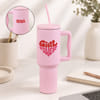Personalized Girl Power Steel Tumbler