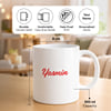 Gift Personalized Girls Run The World Coffee Mug