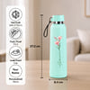 Gift Personalized Gladiolus Stainless Steel Water Bottle