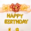 Gift Personalized Glamorous Golden Birthday Balloons Decor