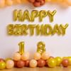 Buy Personalized Glamorous Golden Birthday Balloons Decor