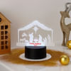 Buy Personalized Gleaming Nativity Christmas LED Lamp - Black Base