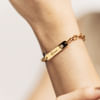 Buy Personalized Gold And Zircon Zest Bracelet