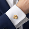 Shop Personalized Gold Cufflinks for Father's Day
