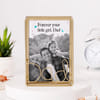 Buy Personalized Gold-Finish Metal Photo Frame for Dad
