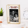 Gift Personalized Gold-Finish Metal Photo Frame for Dad