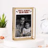 Buy Personalized Gold-Finish Metal Photo Frame for Dad