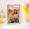 Shop Personalized Gold Finish Metal Photo Frame for Mom