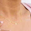 Personalized Gold Initials And Heart Necklace For Women Online