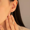 Shop Personalized Gold Letter Dangle Earrings For Women