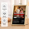 Gift Personalized Gold Metal Bhaiya Bhabhi Frame