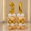 Gift Personalized Gold Number Balloon Bouquet