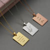 Buy Personalized Gold Quote Pendant Necklace For Women