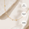 Gift Personalized Golden Letter Necklace for Mom