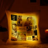Gift Personalized Good Vibes LED Couples Cushion
