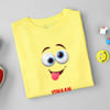 Buy Personalized Goofy Face T-Shirt For Kids