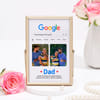 Gift Personalized Google Style Father's Day Photo Frame
