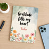 Personalized Gratitude Fills My Heart Notebook