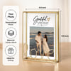 Gift Personalized Gratitude Love Metal Gold Frame