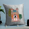 Gift Personalized Grey Cushion Cover
