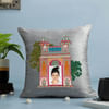 Personalized Grey Cushion Cover Online