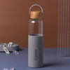 Personalized Grey Silicone Sleeve Glass Bottle Online
