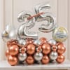 Gift Personalized Happy Anniversary Balloon Arrangement
