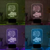 Shop Personalized Happy Birthday LED Lamp
