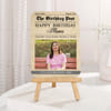 Personalized Happy Birthday Mom Photo Frame | Same Day Delivery | Newspaper Style Keepsake Plaque wi