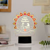 Gift Personalized Happy Raksha Bandhan Black Base LED Lamp