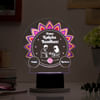 Personalized Happy Raksha Bandhan Black Base LED Lamp Online
