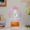 Buy Personalized Happy Raksha Bandhan Brown Base LED Lamp