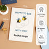 Gift Personalized Happy To Bee With You Notebook
