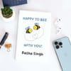 Buy Personalized Happy To Bee With You Notebook