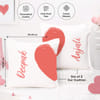 Gift Personalized Heart Couple Cushions - Set Of 2