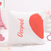 Buy Personalized Heart Couple Cushions - Set Of 2