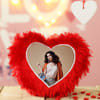 Gift Personalized Heart Shaped Cushion with Mug