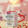 Shop Personalized Heart Shaped Cushion with Mug