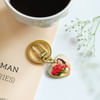 Gift Personalized Heart-Shaped Gold Keychain For Her