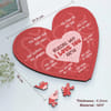 Gift Personalized Heart-Shaped Puzzle - Reasons Why I Love You