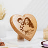 Gift Personalized Heart-shaped Wooden Photo Frame