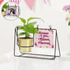 Personalized Heartfelt Metal Swing Planter For Mom Online